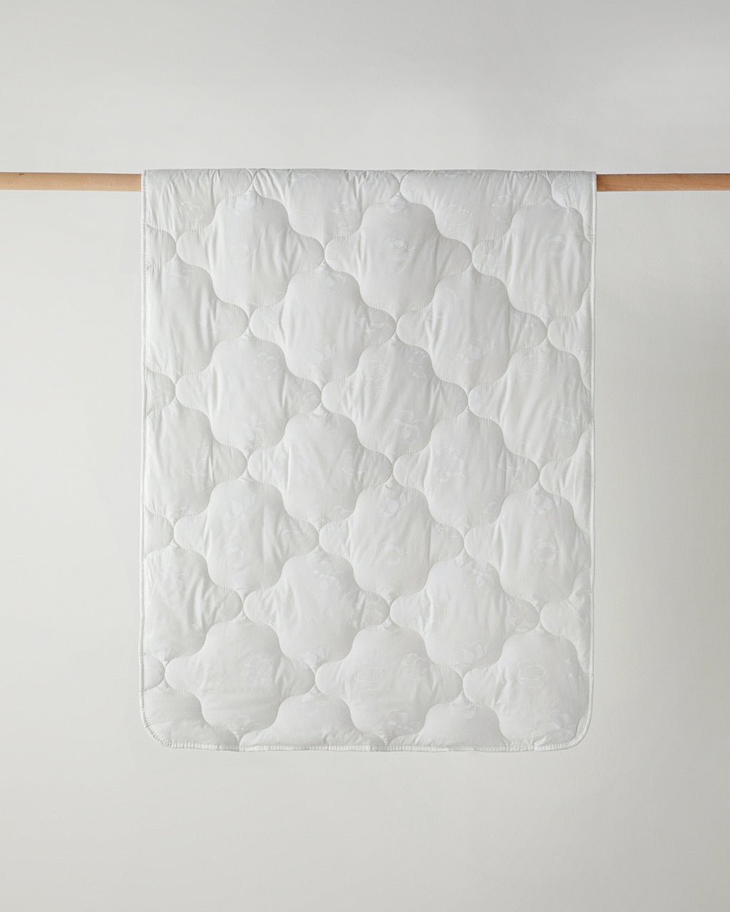 Comfy Cotton Baby Quilt 95x145 cm White