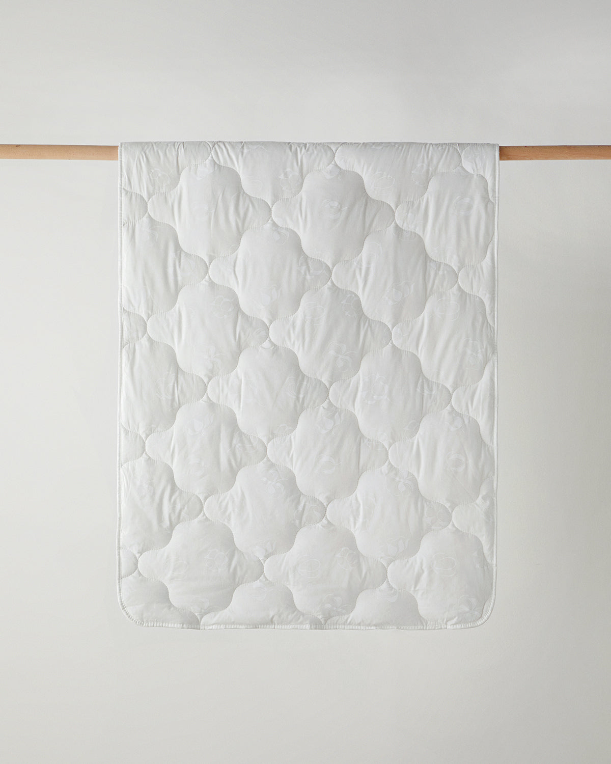 Comfy Cotton Baby Quilt 95x145 cm White