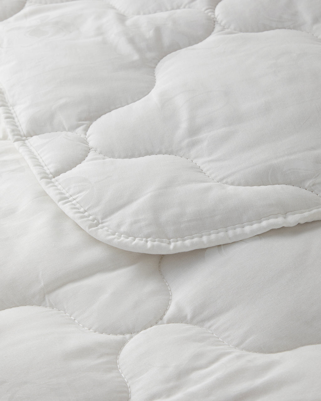 Comfy Cotton Baby Quilt 95x145 cm White (view 2)