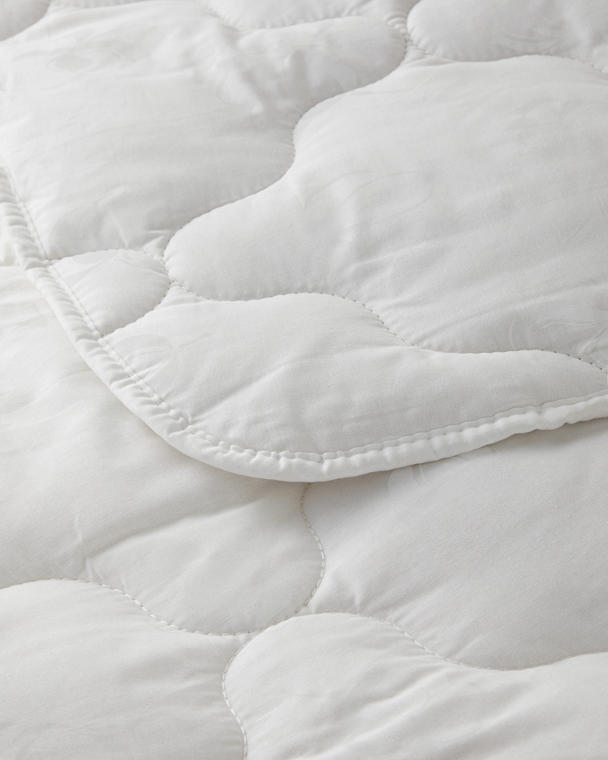 Comfy Cotton Baby Quilt 95x145 cm White (view 2)