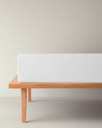 Flat 2 Cotton Fitted Sheet White - Middle 140x200 cm