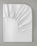 Flat 2 Cotton Fitted Sheet White (view 20)