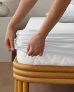 Flat 2 Cotton Fitted Sheet White (view 21)