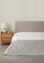 Layna Washable Wool Single Size Quilt 155x215 cm Cream (view 2)