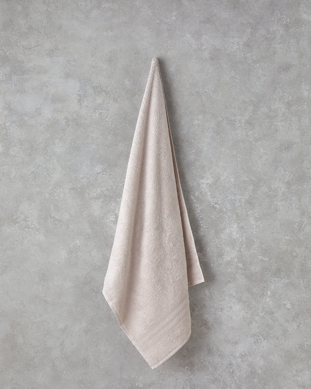 Pure Basic Cotton Bath Towel - Beige - 70x140 cm