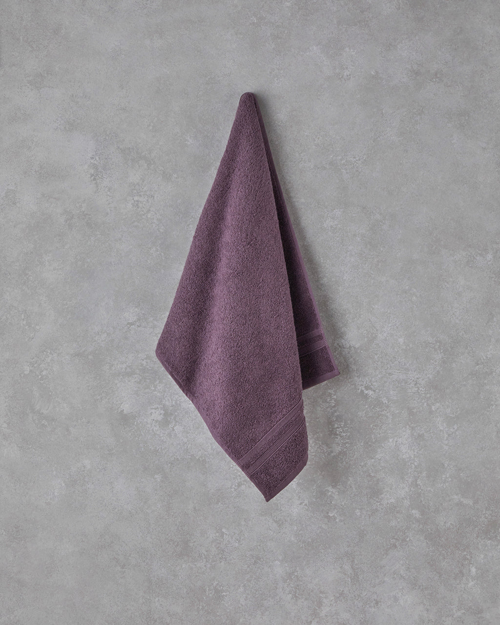 Pure Basic Face Towel 50x90 cm Dark Violet