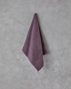 Pure Basic Face Towel 50x90 cm Dark Violet