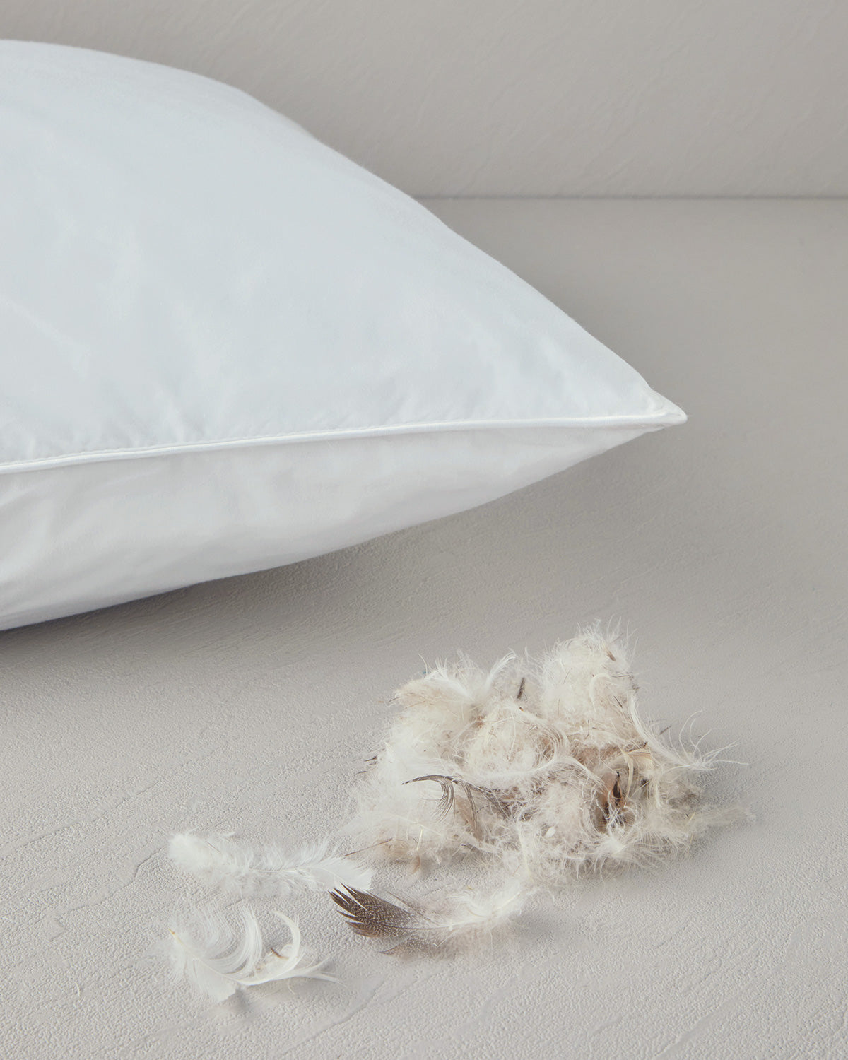Winter Goose Down Pillow 50x70 cm White (view 3)