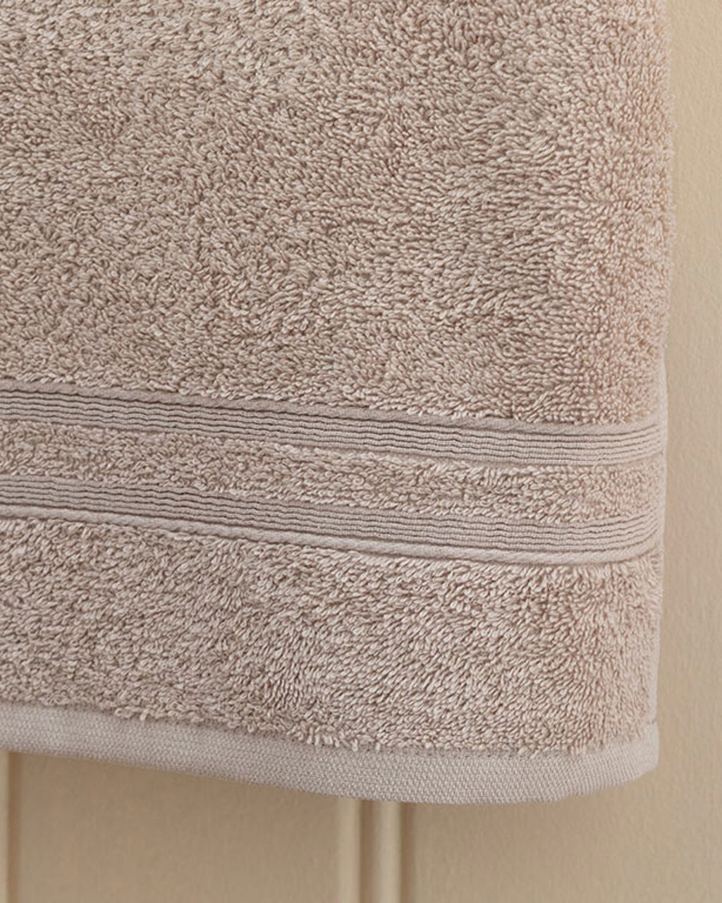 Pure Basic Face Towel 50x90 cm Light Brown (view 2)