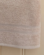 Pure Basic Face Towel 50x90 cm Light Brown (view 2)