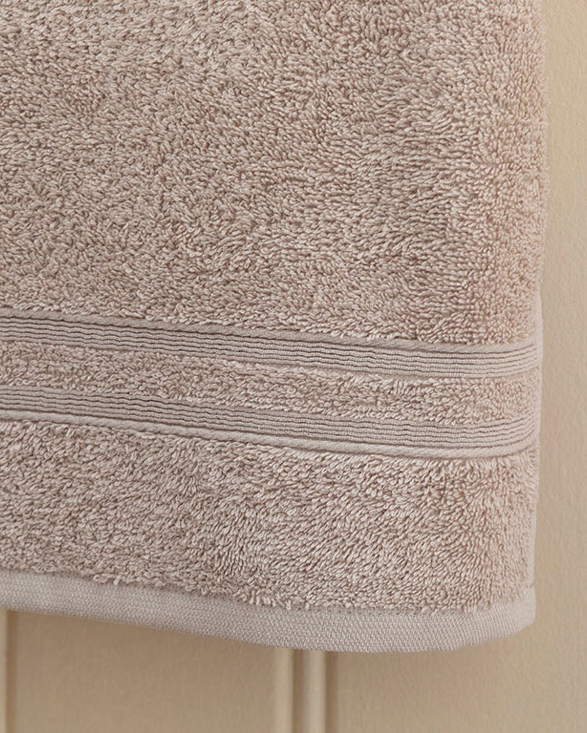 Pure Basic Face Towel 50x90 cm Light Brown (view 2)