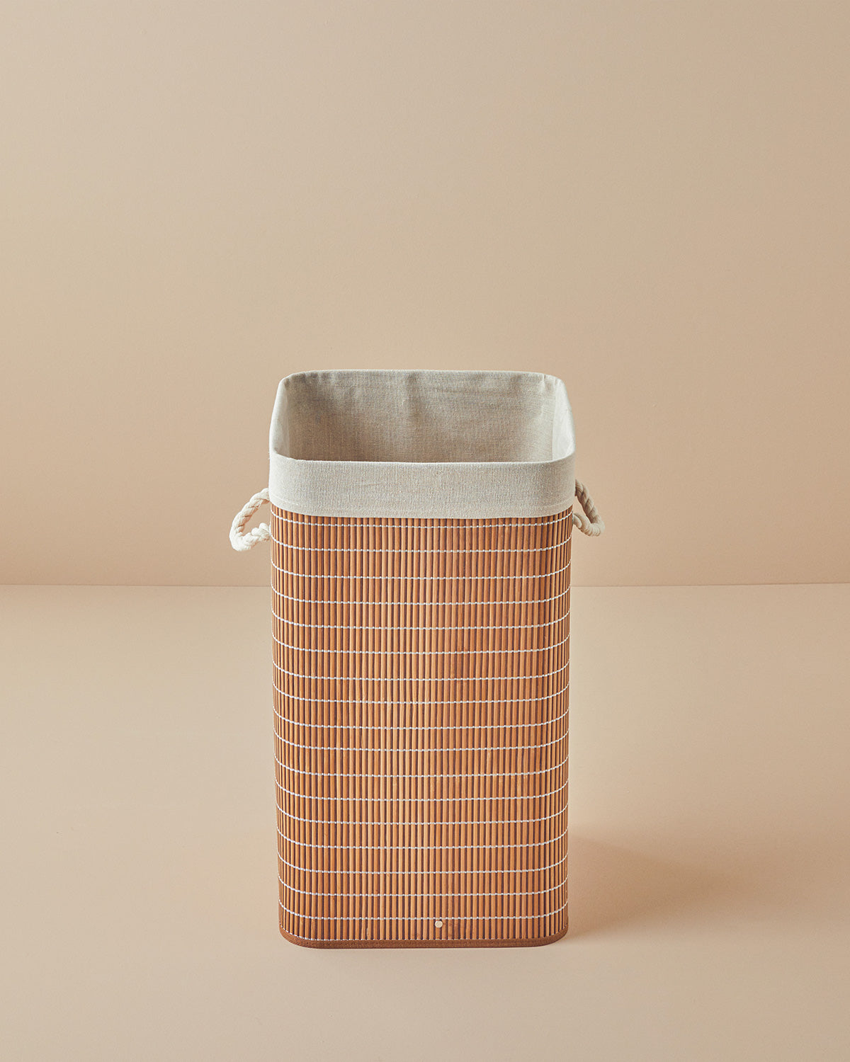Urbann Foldable Laundry Basket 35x35x60 cm Brown (view 3)