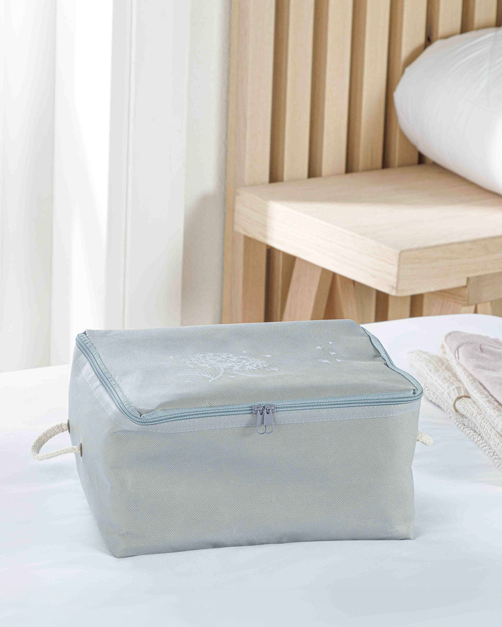 Hortensia Storage Bag 30x22x18 cm Light Gray (view 2)