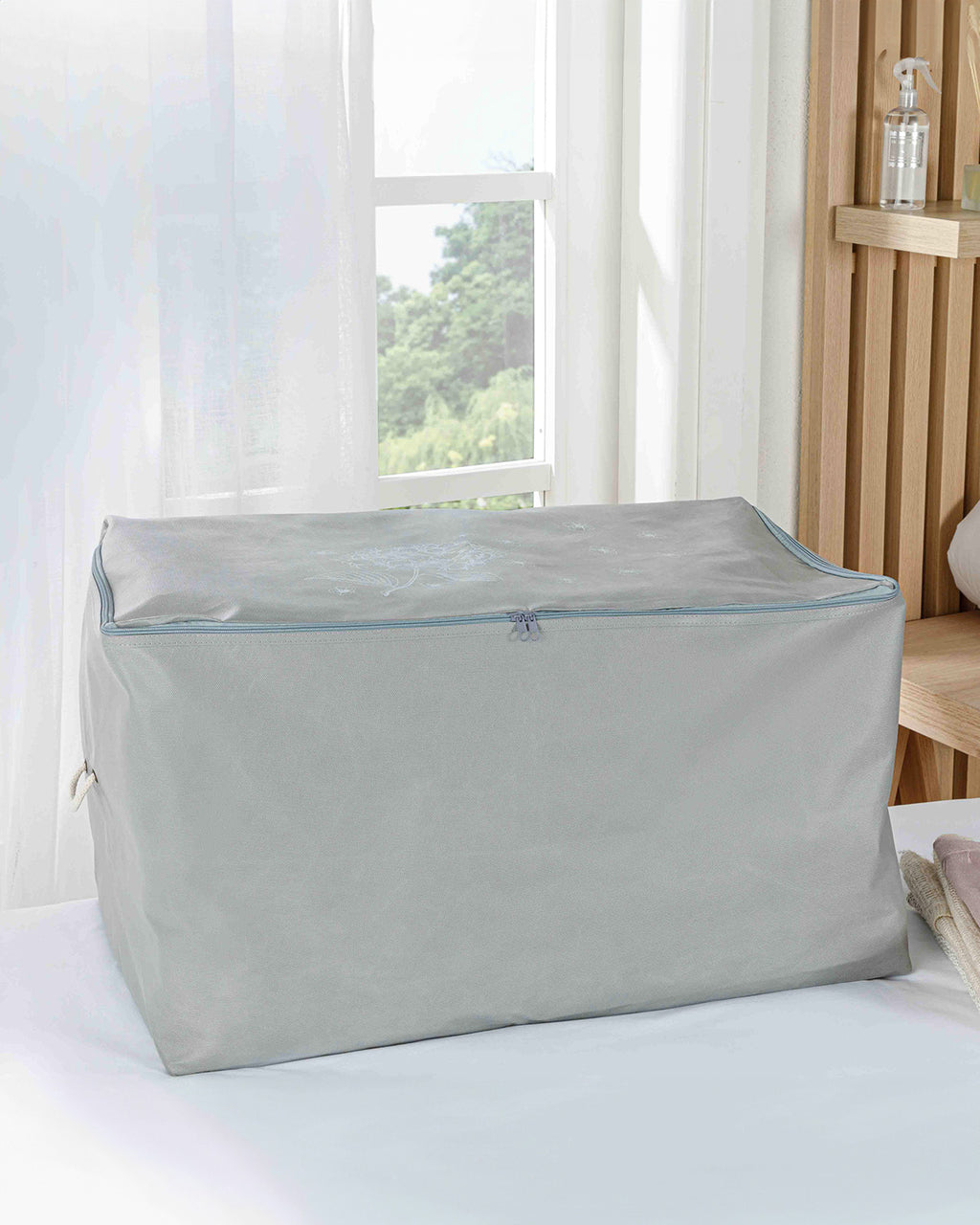 Hortensia Storage Bag 74x46x46 cm Light Gray (view 2)