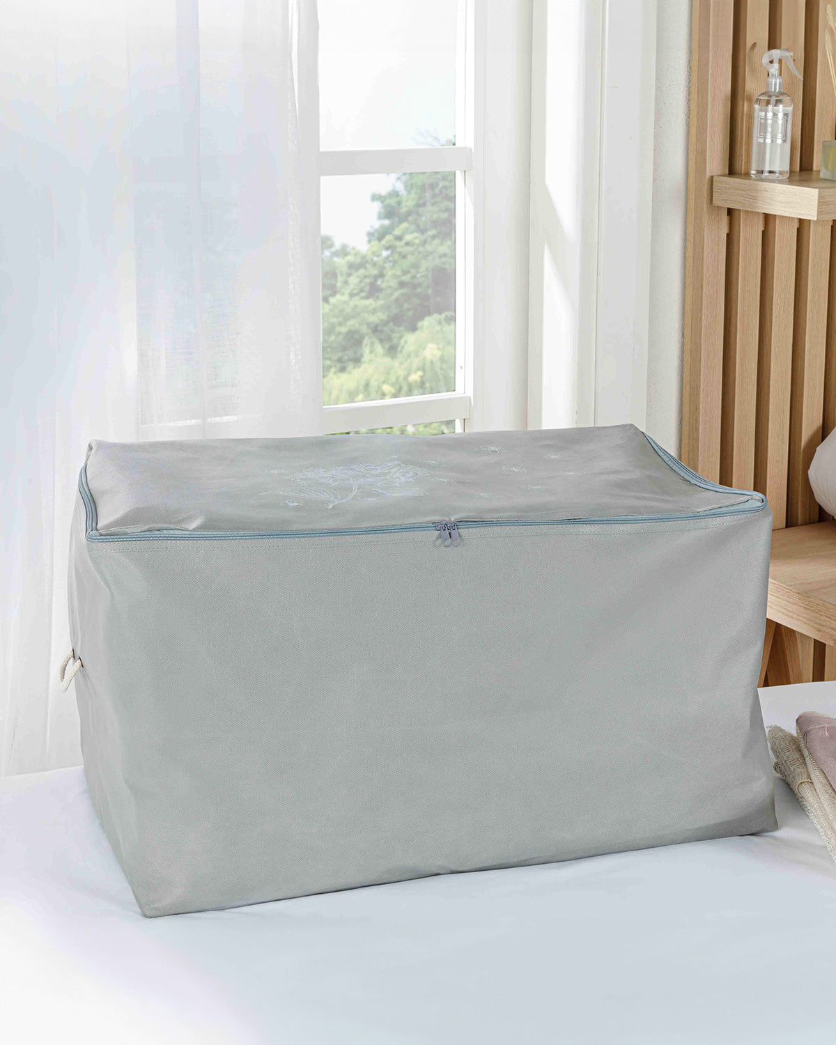 Hortensia Storage Bag 74x46x46 cm Light Gray (view 2)