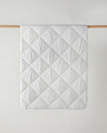 Softy Silicone Baby Quilt 95x145 cm White