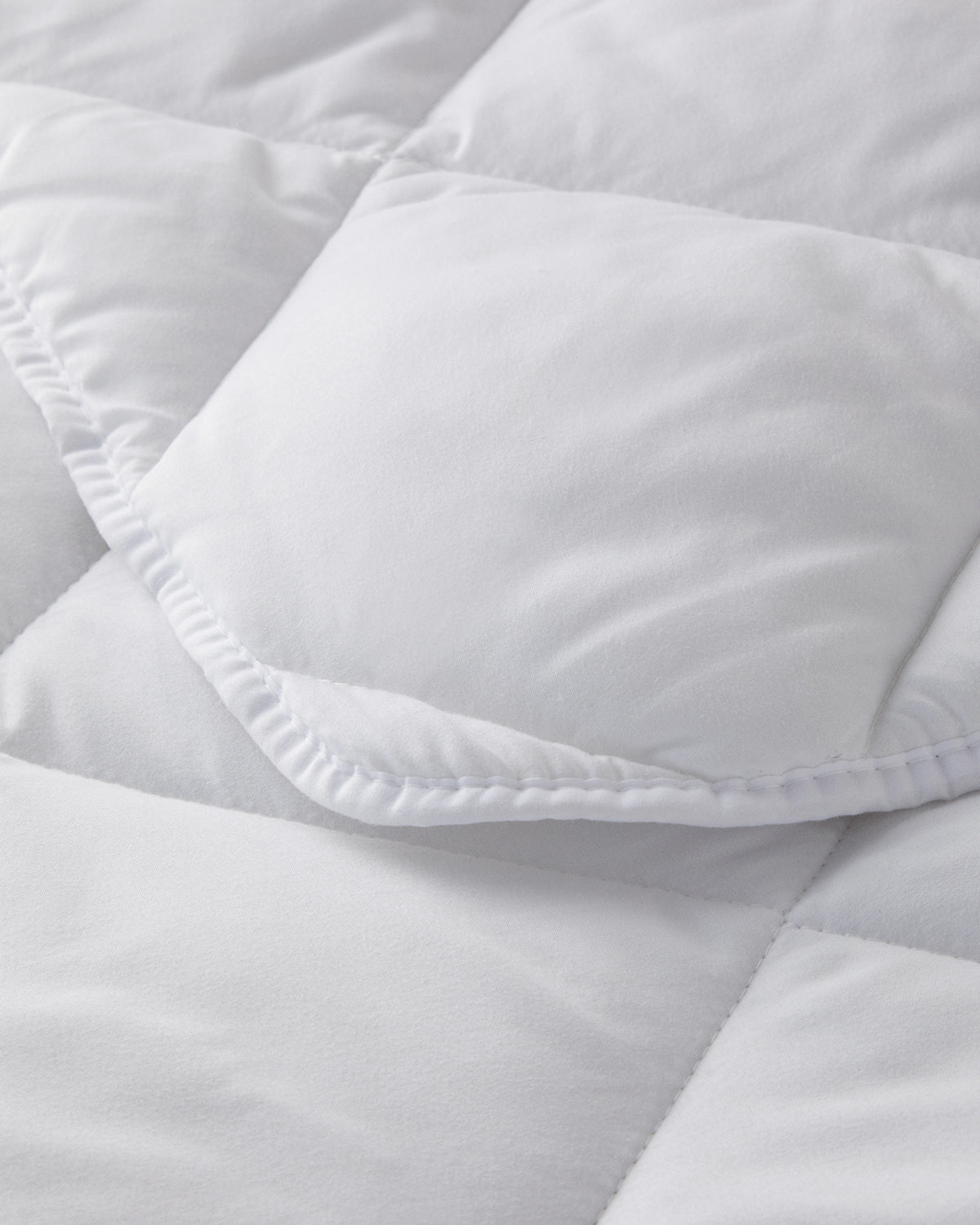 Softy Silicone Baby Quilt 95x145 cm White (view 2)