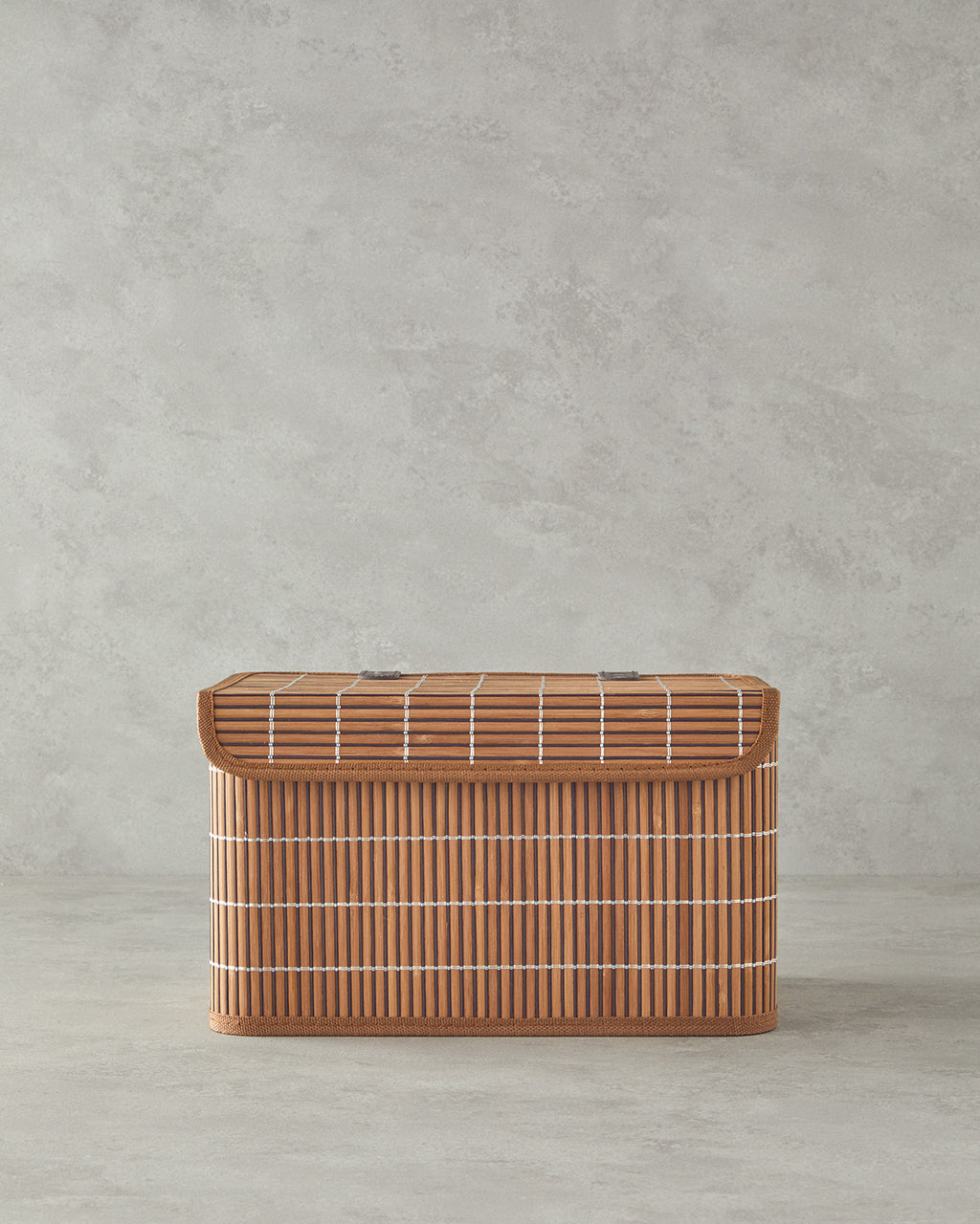 Hardwood Bamboo Storage Box 33x23x20 cm Brown