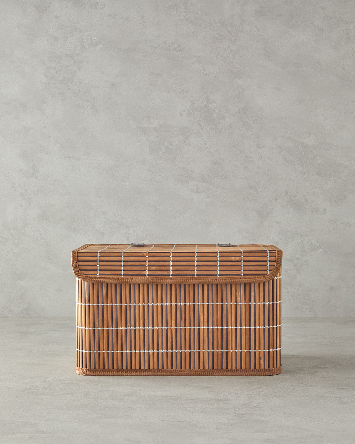 Hardwood Bamboo Storage Box 33x23x20 cm Brown