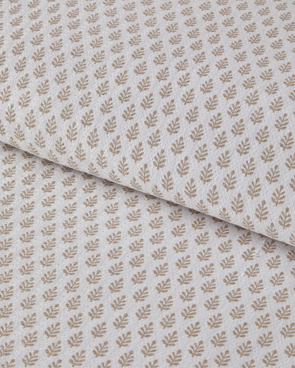 Pure Leaves Double Size Summer Blanket 200x220 cm Beige (view 3)