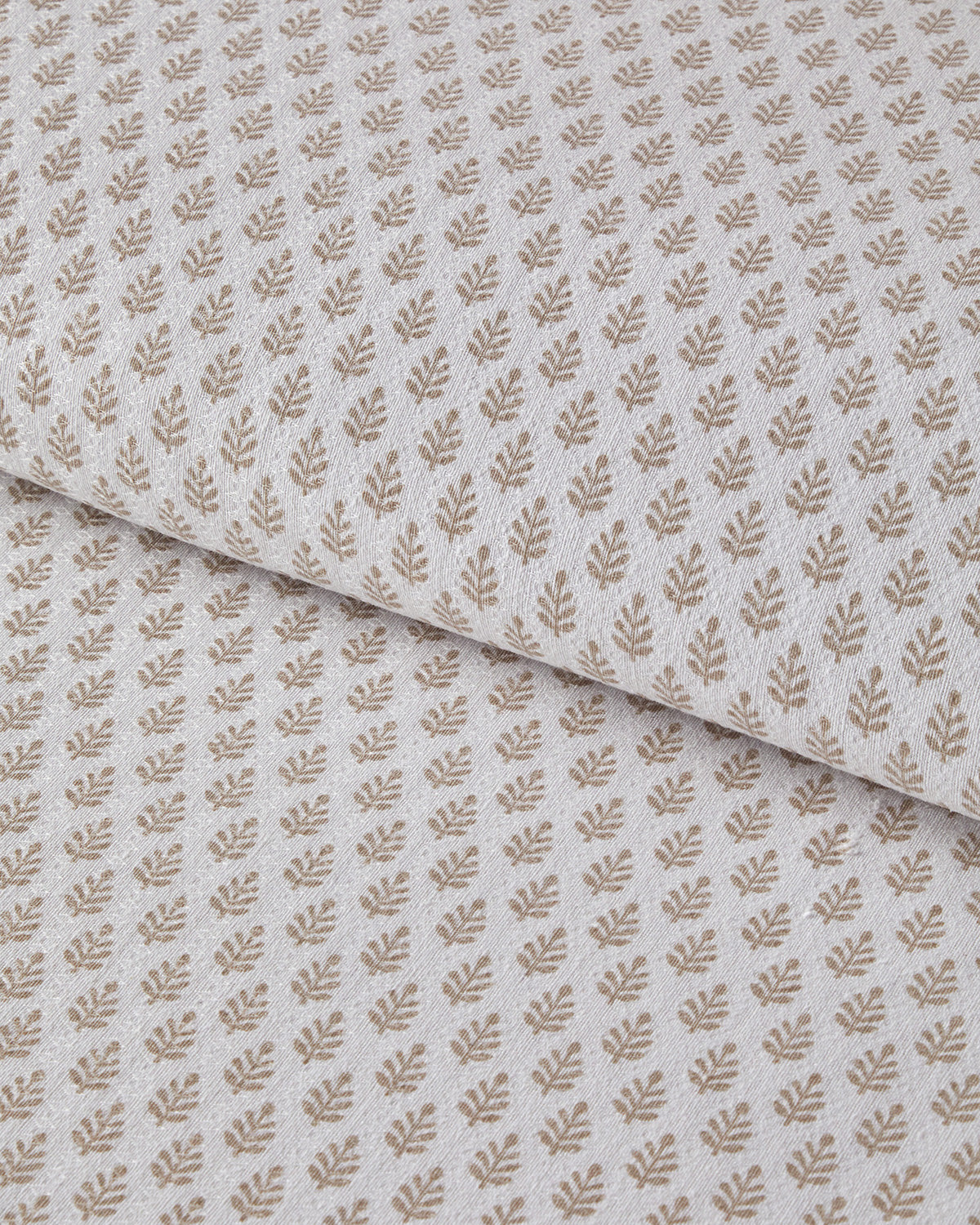 Pure Leaves Double Size Summer Blanket 200x220 cm Beige (view 3)