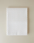 Pure Leaves Double Size Summer Blanket 200x220 cm Beige (view 5)