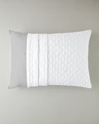 Star Microfiber Quilted Pillow Case 50x70 cm White