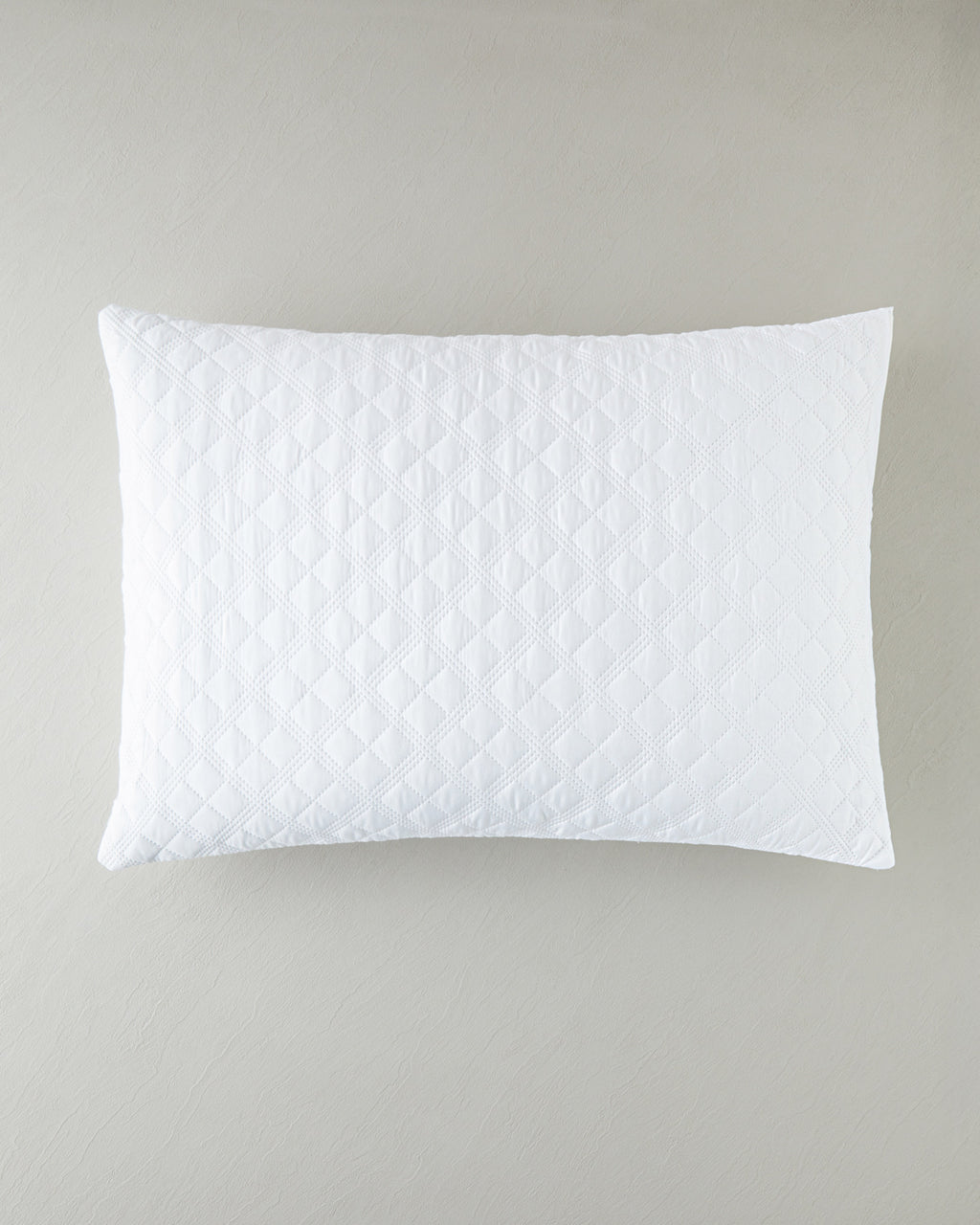 Star Microfiber Quilted Pillow Case 50x70 cm White (view 2)