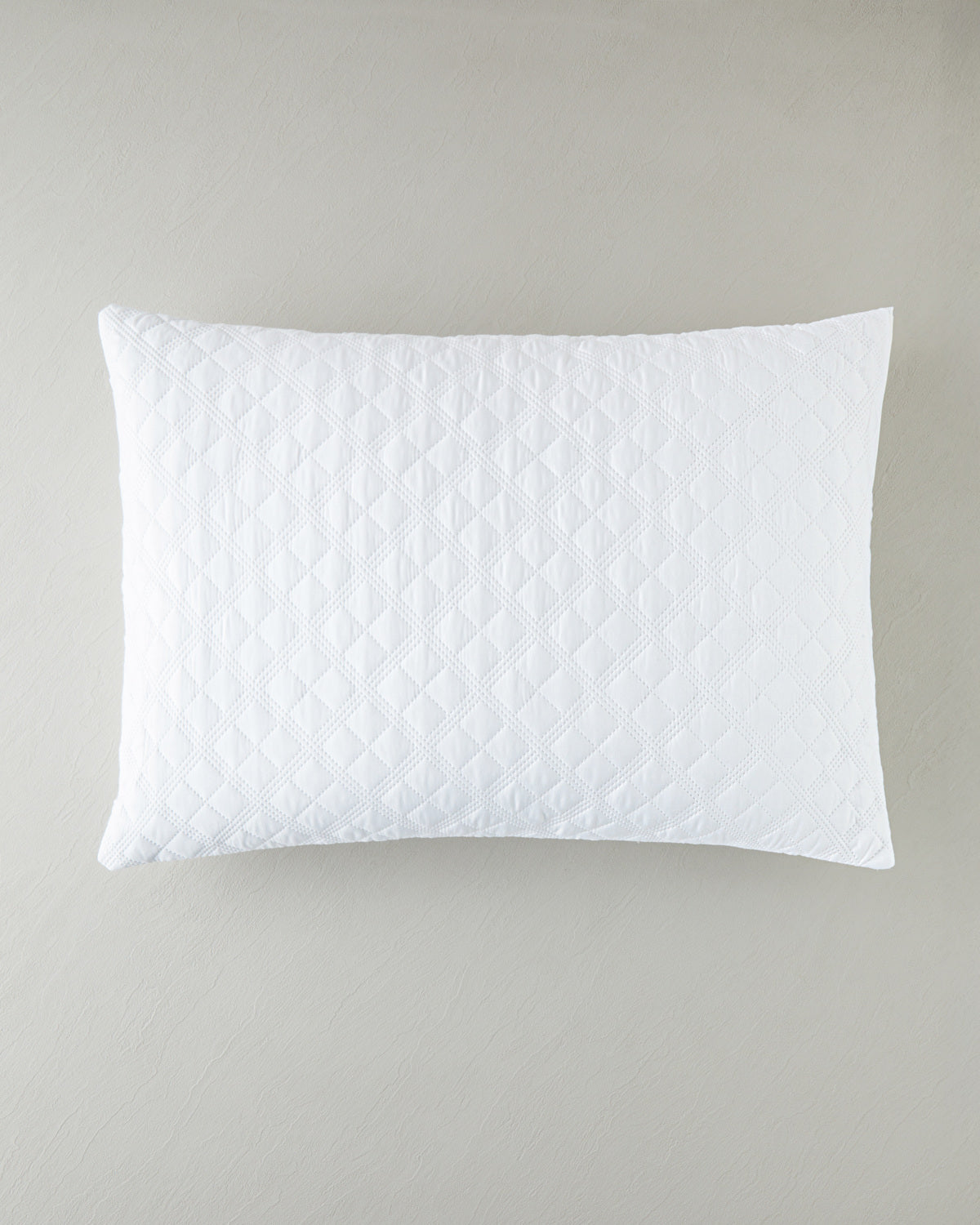 Star Microfiber Quilted Pillow Case 50x70 cm White (view 2)