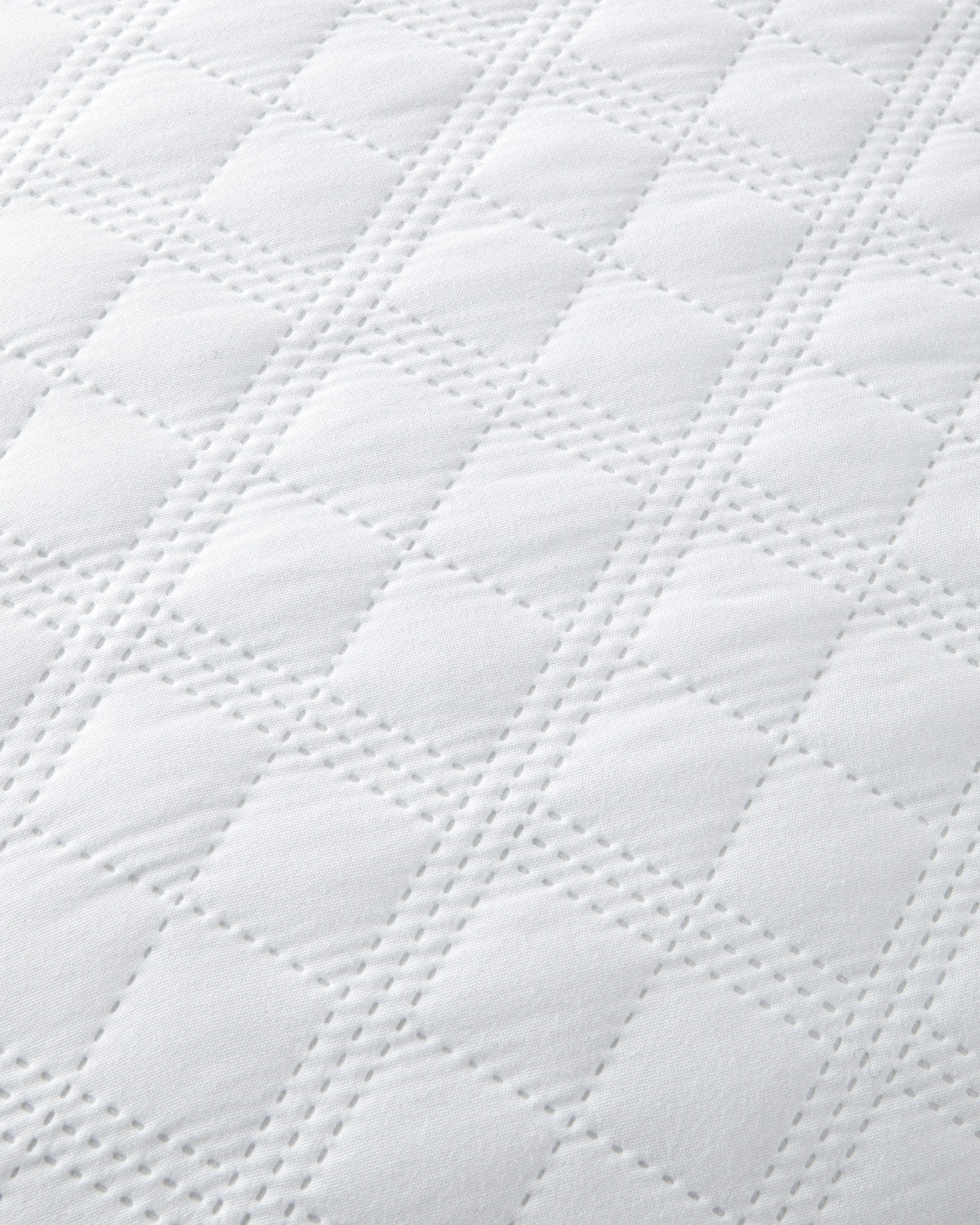 Star Microfiber Quilted Pillow Case 50x70 cm White (view 5)