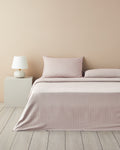 Crystal Silky Twill King Size Duvet Cover Set 240x220 cm Pink