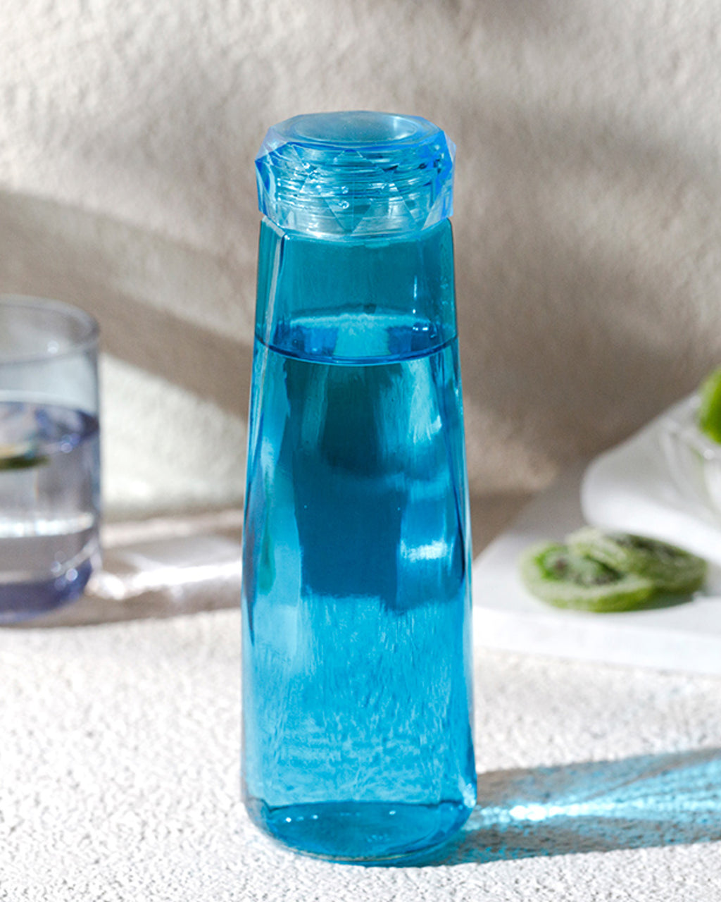 Rena Glass Water Bottle 420 ml Turquoise