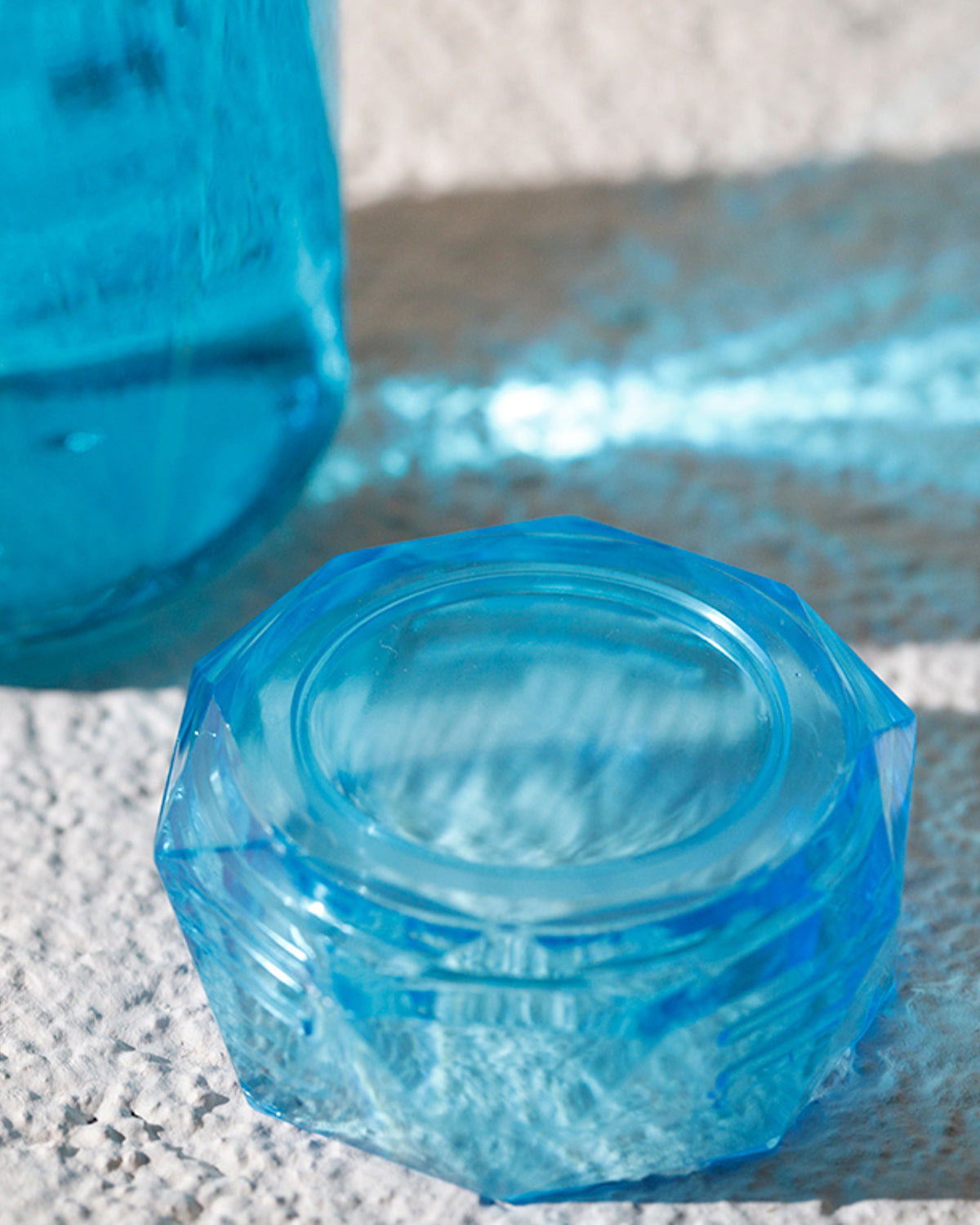 Rena Glass Water Bottle 420 ml Turquoise (view 2)