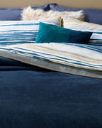 Plain Cotton Blanket - Black - Beige - Single 150x200 cm (view 2)