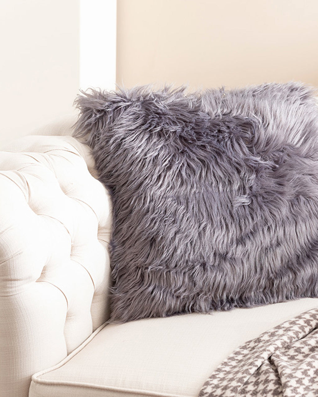 Jade Plush Toss Pillow Cover 45x45 cm (view 4)