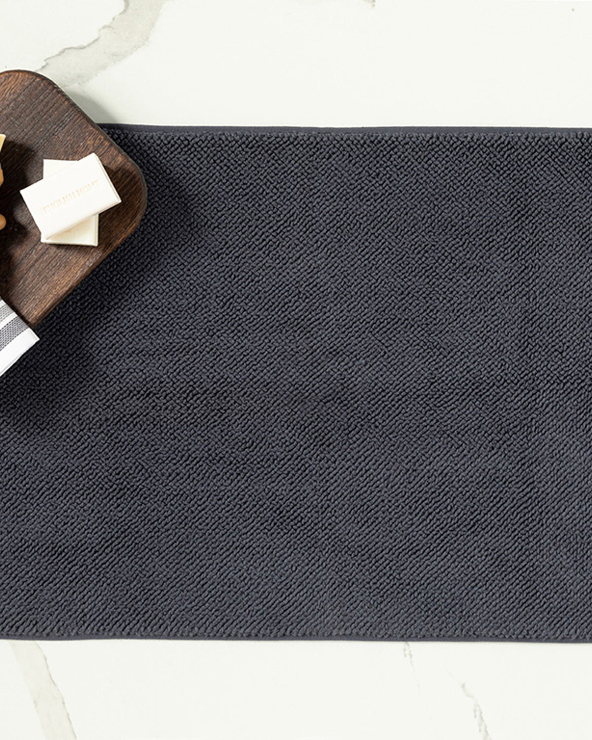 Vanity Brass Foot Towel 50x70 cm - Anthracite