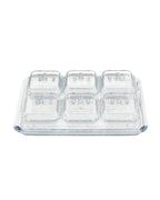 Axel Acrylic with 6 Sections Breakfast Container 25x35 cm Transparent (view 3)