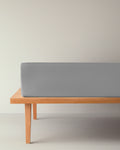 Plain Cotton Double Size Flat Sheet 240x260 cm Pebble