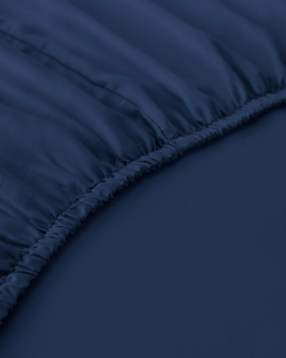 Plain Cotton Fitted Sheet Midnight Blue (view 24)
