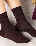 Purler Cotton Women Single Socks Standard Black