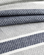Barleycorn Scotch Single Size Blanket 150x200 cm Navy Blue (view 6)