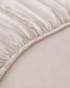 Plain Cotton Fitted Sheet Powder Pink (view 27)