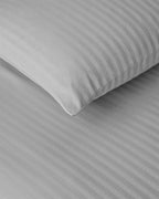 Crystal Silky Twill King Size Duvet Cover Set 240x220 cm Gray (view 4)