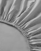Crystal Silky Twill King Size Duvet Cover Set 240x220 cm Gray (view 6)
