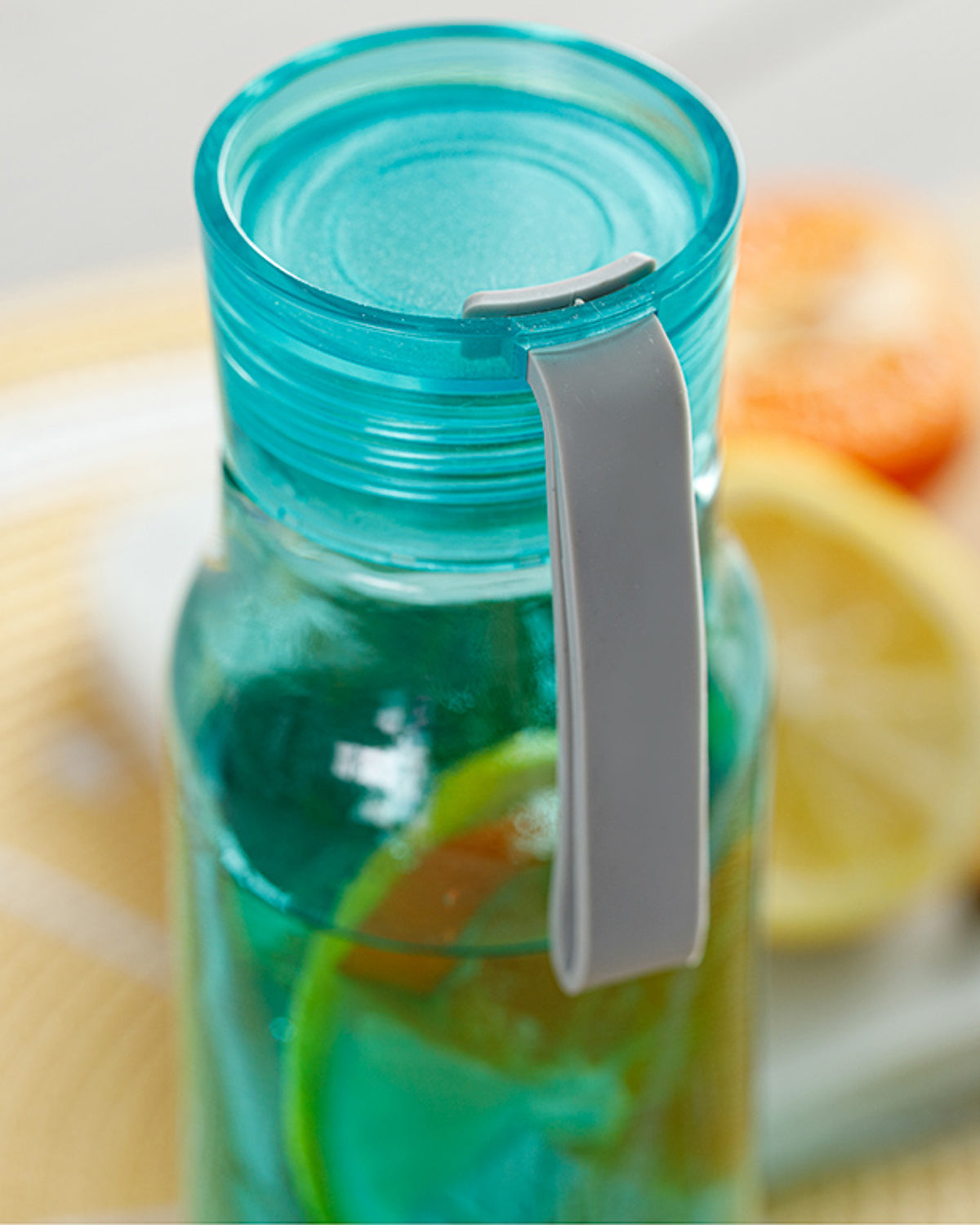 Meris Glass Bottle 400 ml Blue (view 2)
