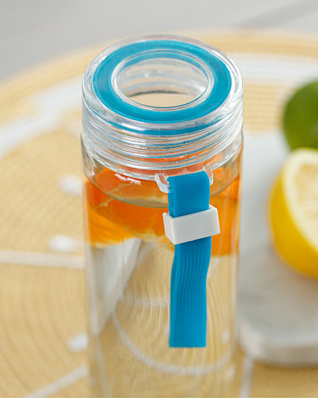 Rita Glass Bottle 400 ml Blue (view 2)