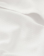 Diamond Jacquard Weaving Summer Blanket White (view 3)