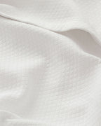Diamond Jacquard Weaving Summer Blanket White (view 6)