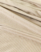 Cool Stripe Soft Touch Single Size Summer Blanket Set 150x220 cm (view 3)