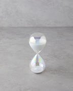 Shine Glass 30 Min Hourglass 8x8x20 cm White (view 2)